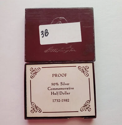 1982-S George Washington Commemorative Half Dollar Proof DCAM 90% SIlver US Coin - Image 1 of 3