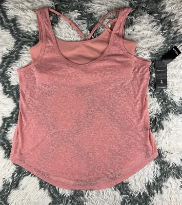 Nuevo con etiquetas Camiseta sin mangas Torrid para mujer tejida espalda deportiva coral talla 0 Foto 1 de 4