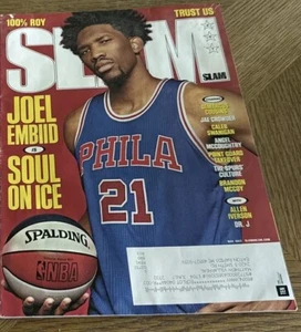 Vintage Slam Magazine Basketball Joel Embiid Allen Iverson Dr J May 2017, #207 - Picture 1 of 3
