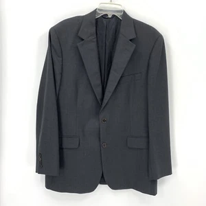 Brooks Brothers 346 Stretch Wool Lycra Blazer 2 Button Dark Gray Mens 41 Reg - Picture 1 of 5