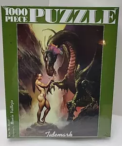 NEW SEALED Boris Vallejo Fantasy Art Dragon Puzzle "Kiss My Hand" 2012 1000 pcs - Picture 1 of 10