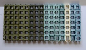 Rokenbok Toy 15x - 1x7 Straight Beams Green, Blue - Yellowing on most - Picture 1 of 2