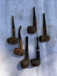 Lote de pipas de mazorca de maíz y otras pipas vintage  - Imagen 1 de 9