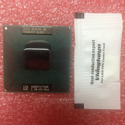 Intel Core 2 Duo T9600 SLB47 SLG9F CPU Processor 1066 MHz 2.8 GHz - Image 1 of 2