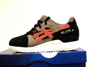 Asics Hombre Gel-lyte III Zapatos para Correr Talla 9 EE. UU. Negro/Chile Nuevo - Imagen 1 de 5