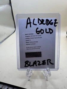 LAMARCUS ALDRIDGE 2024 PANINI NOIR SNAPSHOT SIGNATURES AUTO GOLD - Picture 1 of 2