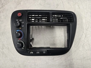 99-00 Honda Civic Climate Control Dash Panel Radio Bezel Vents Heater A/C OEM - Picture 1 of 11