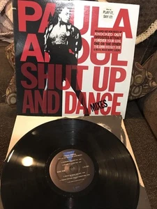 Paula Abdul "Shut Up and Dance Mixes" Vinyl Record LP Hype Promo Rare! - Picture 1 of 4