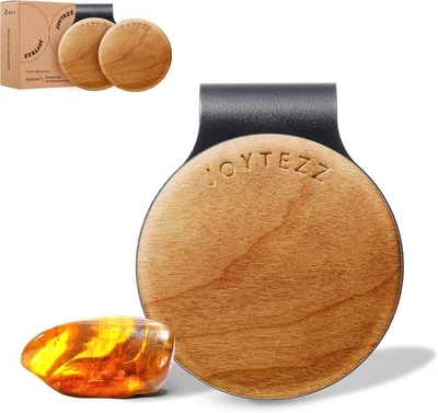Car Air Freshener 90 Days Long-Lasting, 2 Refills, Amber Wood Scent Diffuser - Image 1 of 4