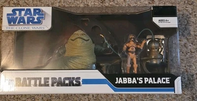 STAR WARS CLONE WARS JABBA’S PALACE BATTLE PACK NUEVO SELLADO EN UNA CAJA CASI PERFECTA Foto 1 de 4