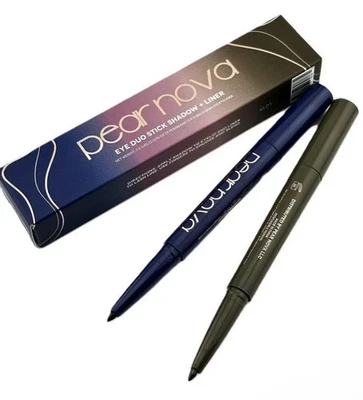 Pear nova EYE DUO Azurite + Unakite Shadow + Liner – 2-in-1 Stick | NEW - Image 1 of 3