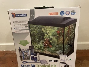 Super Fish 30 Tropical Aquarium Kit Fish Tank - Picture 1 of 11