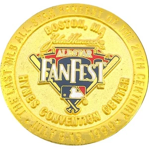Boston All Star Game Fanfest 1999 Fenway Park MLB Gold Pin in Case *NEW/RARE* - Picture 1 of 4