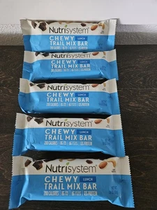 Lot Of 5 Nutrisystem LUNCH Chewy Trail Mix Bars Best By November 2025 - Picture 1 of 4