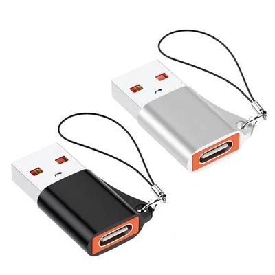 Metal USB3.0 To Type C Converter with Detachable Lanyard for Seamlessly Connect - Image 1 of 4