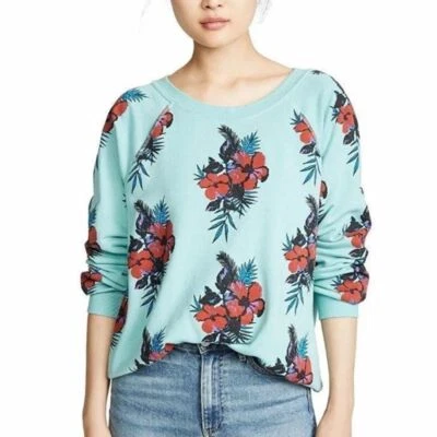 NWT WILDFOX Hibiscus Dreams Sommers Sweatshirt XS - Image 1 of 4