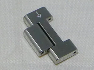 Omega Longines Men's Watch Belt Band Bracelet 1 Link Parts SS Genuine - Picture 1 of 3
