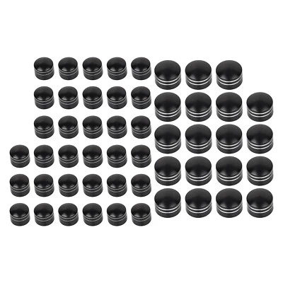 52Pcs Black Cut Bolt Topper Caps Covers For Indian Arrow Brave Challenger Elite - Image 1 of 4