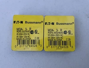 Lot Of 10 | Bussmann Fuses MDA-3-R - Picture 1 of 2