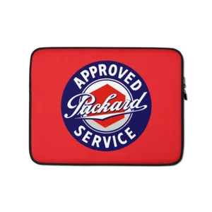 Funda de computadora portátil personalizada retro con logotipo de servicio Packard años 1940/50 (13 o 15 pulgadas) - Imagen 1 de 4