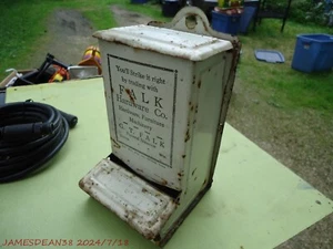 G.T. FALK BARRON WISCONSIN BAUMARKT BEERDIGUNG HAUS WERBUNG SPIELHALTER - Bild 1 von 4