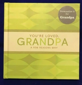 Hallmark Gift book "You're loved, Grandpa A Few Reasons Why" NEW(B44) - Imagen 1 de 2