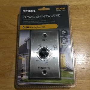 Tork Rff60m Spring-Wound Timer,Range 0 To 60 Minutes - Picture 1 of 5