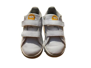 Adidas Toddler Advantage White Orange Fuzzy Go Guy w Basketball Sneakers EF0305 - Picture 1 of 8
