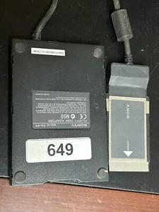 VINTAGE SONY FA-P1 Lecteur de disquette externe 3,5" - Adaptateur PCMCIA FAP1 VAIO - Photo 1/5
