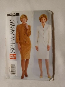 CHAQUETA DE MISSES DE COLECCIÓN BUTTERICK SEE & COSE - TALLA 4000 14-16-18 - Imagen 1 de 4