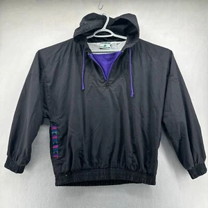 Beverly Hills Polo Club Pullover Jacket Black Men's Large 1/4 Zip Long Sleeve - Picture 1 of 11