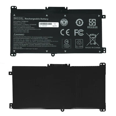 Batería portátil HP Pavilion X360 14-BA004NS 14-BA039 BK03XL 916366-421 11.55V  - Imagen 1 de 4