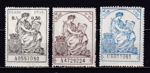 España 1934/1936 - II Republica - Fiscal - 3 valores - MNH - Imagen 1 de 2