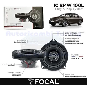 Casse Altoparlanti Coassiali post FOCAL plug e play IC BMW 100L BMW serie 4 F36 - Imagen 1 de 8