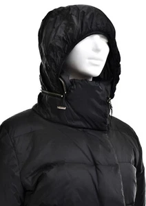 RUNDHOLZ Women's Black Label Nylon Down Puffer Padded Short Coat Jacket Size S - Picture 1 of 13