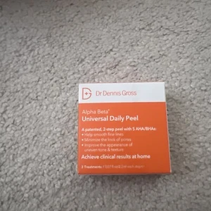 Dr Dennis Gross Alpha Beta UNIVERSAL DAILY Face/Facial 2 Step PEEL - Picture 1 of 3