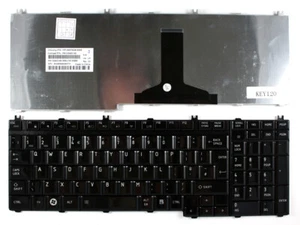 Toshiba Satellite L500-1WG Glossy Black UK Layout Replacement Laptop Keyboard - Picture 1 of 1
