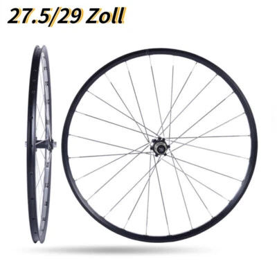 27.5/29 Zoll MTB Mountainbike Räderset 4 Lager Hub 28H Durch Achse Fahrrad Räder - Bild 1 von 4