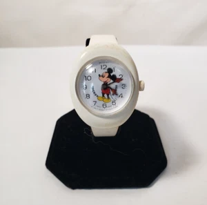 Vintage Schweizer MICKEY MOUSE Disney UHR von Bradley Handbuch Aufziehen - Uhrwerk funktioniert - Bild 1 von 16