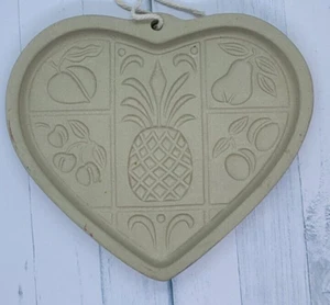 Molde para galletas de gres de chef mimado hospitalidad corazón pera cereza piña 2001 - Imagen 1 de 6