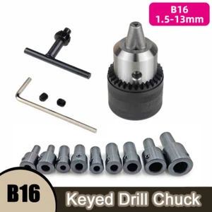 B16 Keyed Bohrfutter Schnellspann & Bohrfutter Hülse 8MM-14MM für Rotary Tool - Bild 1 von 14
