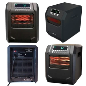4 Element 1500W Portable Electric Infrared Quartz Space Heater, Indoor. - Picture 1 of 10