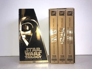 Star Wars Trilogy Box Set VHS 1997 THX Gold Special Edition - Picture 1 of 9
