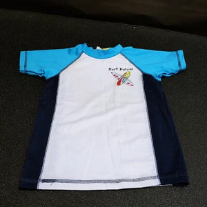 Boy’s Mick Mack LTD Tropical Beach Short Sleeved Swim Shirt Size 7 - Picture 1 of 8