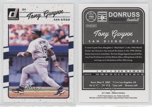 2017 Panini Donruss Tony Gwynn #190 HOF