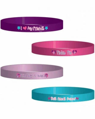 My Little Pony Rubber Bracelets (6ct) Wristbands Girls Birthday Party Favors  - Image 1 of 3