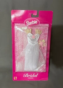 1998 Vintage Barbie Braut Mode Hochzeitskleid rosa Rosen Mattel #9008 Neu im Karton - Bild 1 von 4