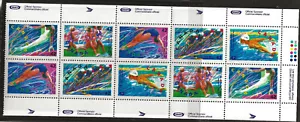 Canada Scott #1418b, Pane of 10 1992 Complete Set VF MNH - Picture 1 of 1