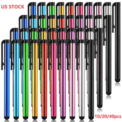 Capacitive Touch Screen Stylus Pen Universal For iPhone iPad Samsung Tablet - Image 1 of 4