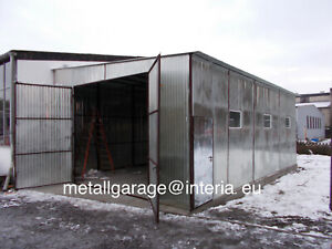 4x9 LAGERHALLE CARPORT Container HALLE Werkstatt BLECHGARAGE Großhalle Garage *